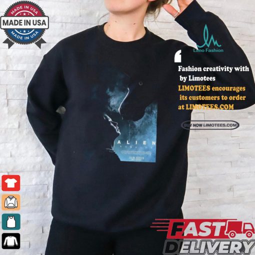 Official Alien Romulus Florence Pugh And Andrew Garfield In John Crowleys We Live In Time Poster shirt