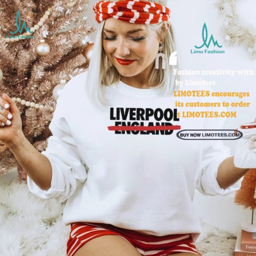 Official Allezlesrouges Liverpool Not England Tee Shirt