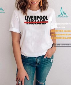 Official Allezlesrouges Liverpool Not England Tee Shirt
