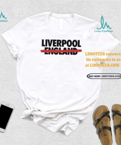 Official Allezlesrouges Liverpool Not England Tee Shirt