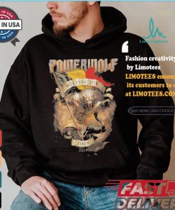 Official Antwerp Powerwolf Wolfsnächte Tour 2024 shirt