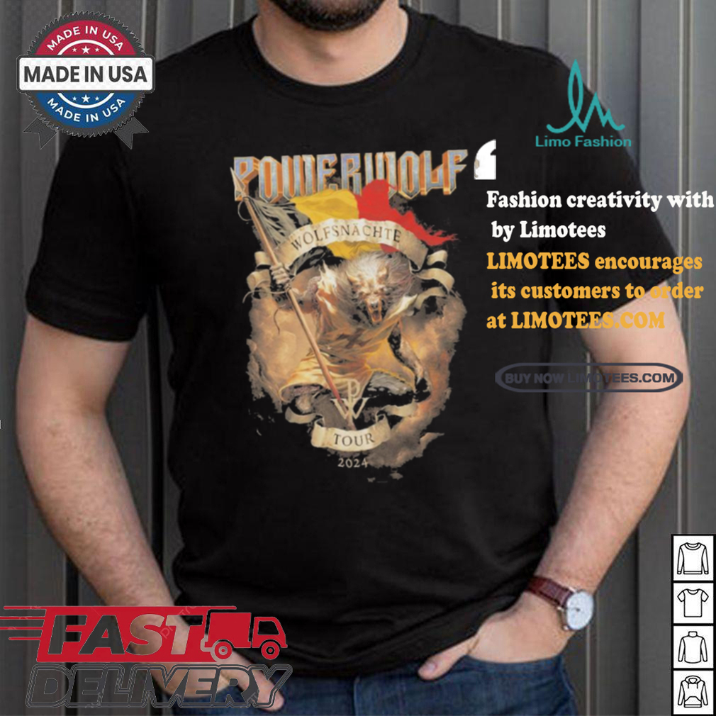 Official Antwerp Powerwolf Wolfsnächte Tour 2024 shirt Official Antwerp Powerwolf Wolfsnächte Tour 2024 shirt