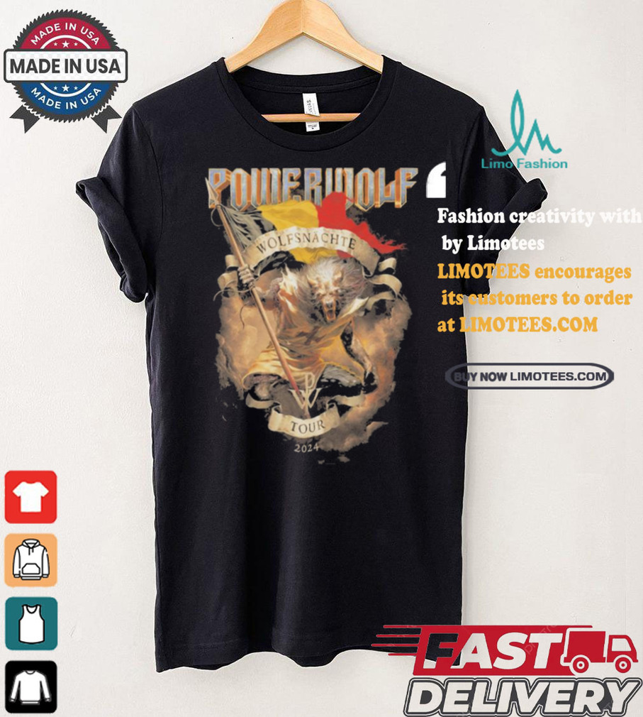 Official Antwerp Powerwolf Wolfsnächte Tour 2024 shirt Official Antwerp Powerwolf Wolfsnächte Tour 2024 shirt