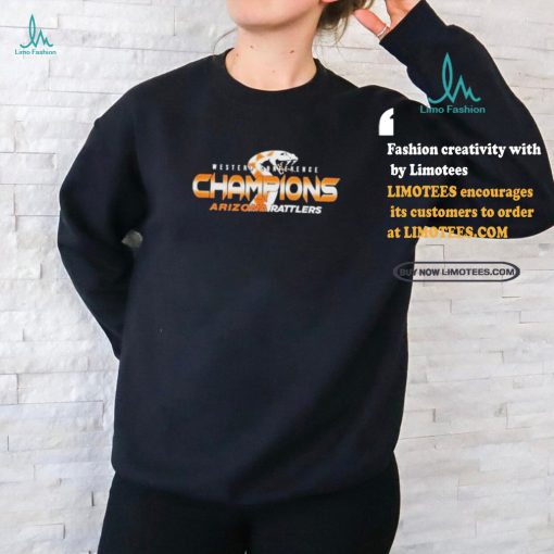 Official Arizona Rattlers Western Conference Indoor Football League Champions 2024 t shirt