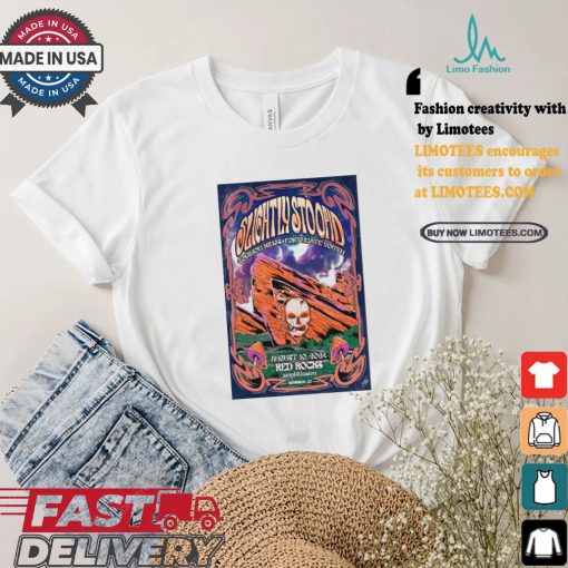 Official Aug 10 2024 Red Rocks Amphitheatre Morrison CO Slightly Stoopid Poster Unisex T Shirt