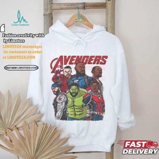 Official Avengers usa basketball T shirt