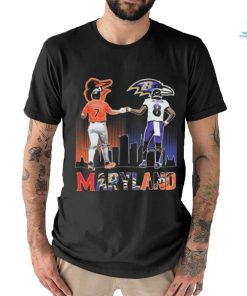 Official Baltimore Orioles Jackson Holliday Baltimore Ravens Lamar Jackson Stars Signatures shirt
