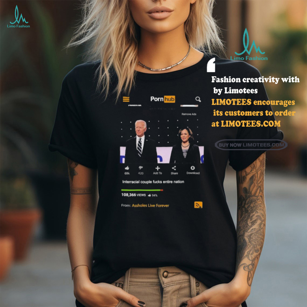Official Biden Harris Interracial Couple Fucks Nation shirt Official Biden Harris Interracial Couple Fucks Nation shirt