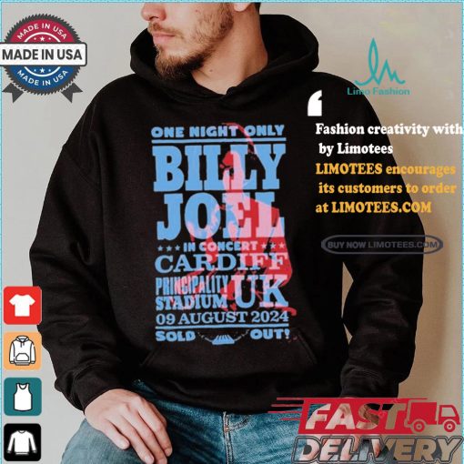 Official Billy Joel Principality Stadium, Cardiff, Uk Aug 09, 2024 Shirt
