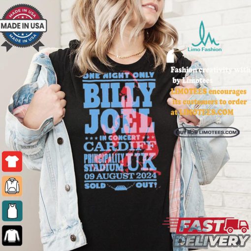 Official Billy Joel Principality Stadium, Cardiff, Uk Aug 09, 2024 Shirt