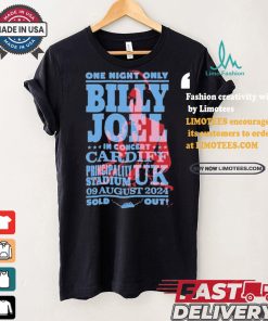 Official Billy Joel Principality Stadium, Cardiff, Uk Aug 09, 2024 Shirt