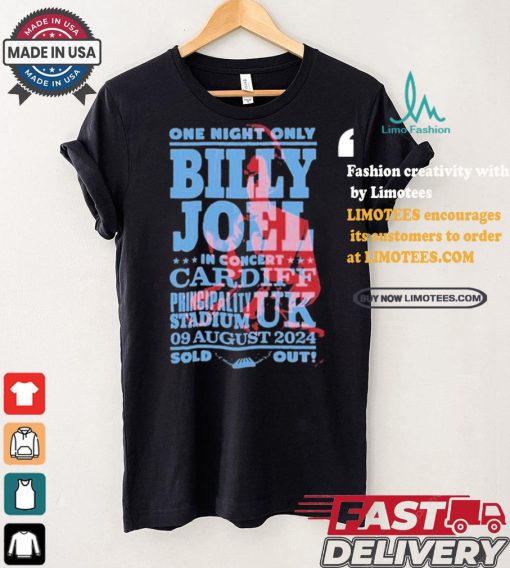 Official Billy Joel Principality Stadium, Cardiff, Uk Aug 09, 2024 Shirt