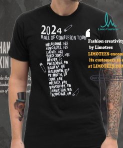 Official Blondie Ball Of Confusion 2024 Tour Concert T Shirt