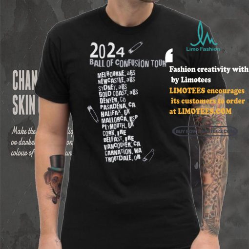 Official Blondie Ball Of Confusion 2024 Tour Concert T Shirt