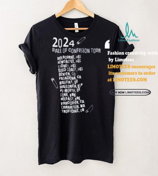 Official Blondie Ball Of Confusion 2024 Tour Concert T Shirt