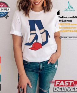 Official Blue Heels Stepping On Red Cat Kamala Harris t shirt
