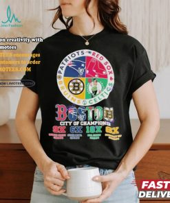 Official Boston Red Sox – Boston Celtics – New England Patriots – Boston Bruins Boston City Of Champions Unisex T Shirt
