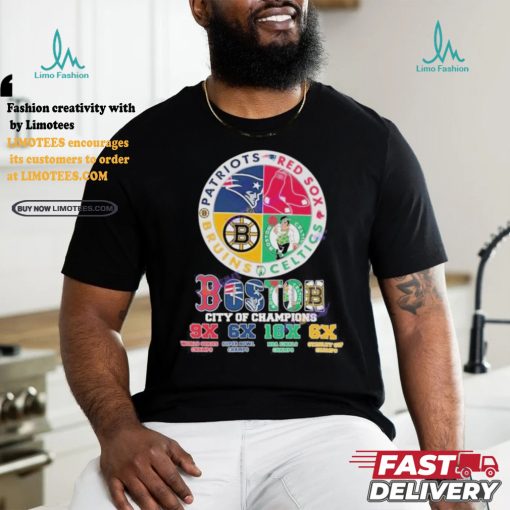 Official Boston Red Sox – Boston Celtics – New England Patriots – Boston Bruins Boston City Of Champions Unisex T Shirt