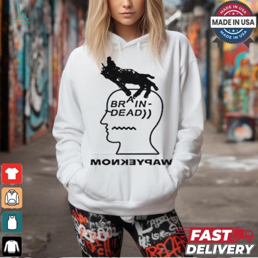 Official Brain dead x monkeypaw productions T shirt