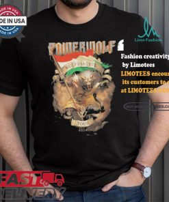 Official Budapest Powerwolf Wolfsnächte Tour 2024 shirt