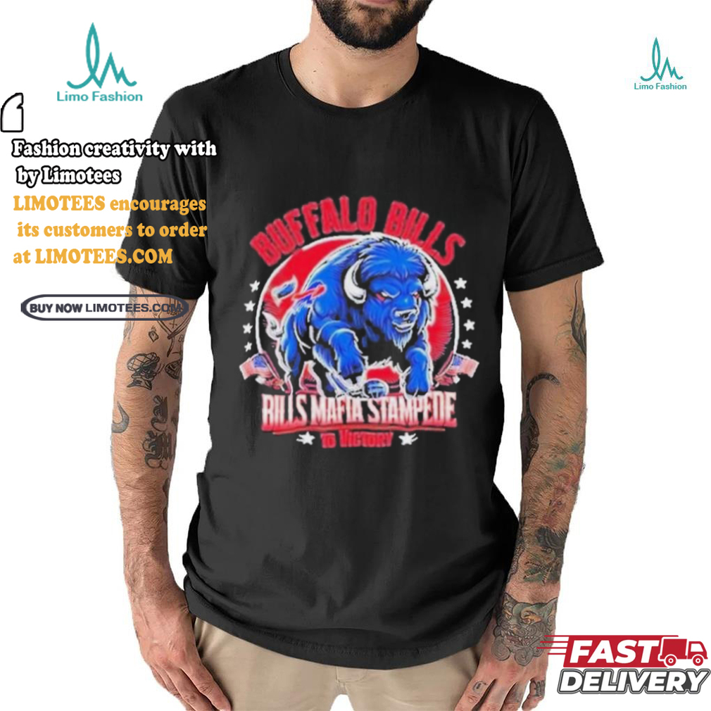 Official Buffalo Bills Football Bills mafia stampede to victory T shirt Official Buffalo Bills Football Bills mafia stampede to victory T shirt