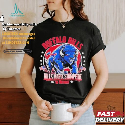 Official Buffalo Bills Football Bills mafia stampede to victory T shirt