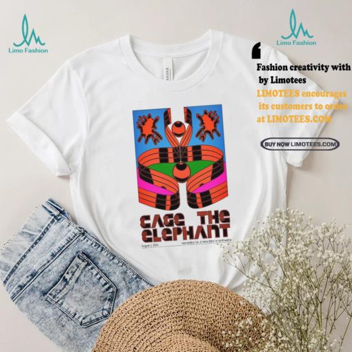 Official Cage The Elephant Aug 2 2024 Ameris Bank Amphitheatre Alpharetta GA Poster Shirt