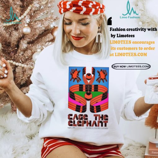 Official Cage The Elephant Aug 2 2024 Ameris Bank Amphitheatre Alpharetta GA Poster Shirt