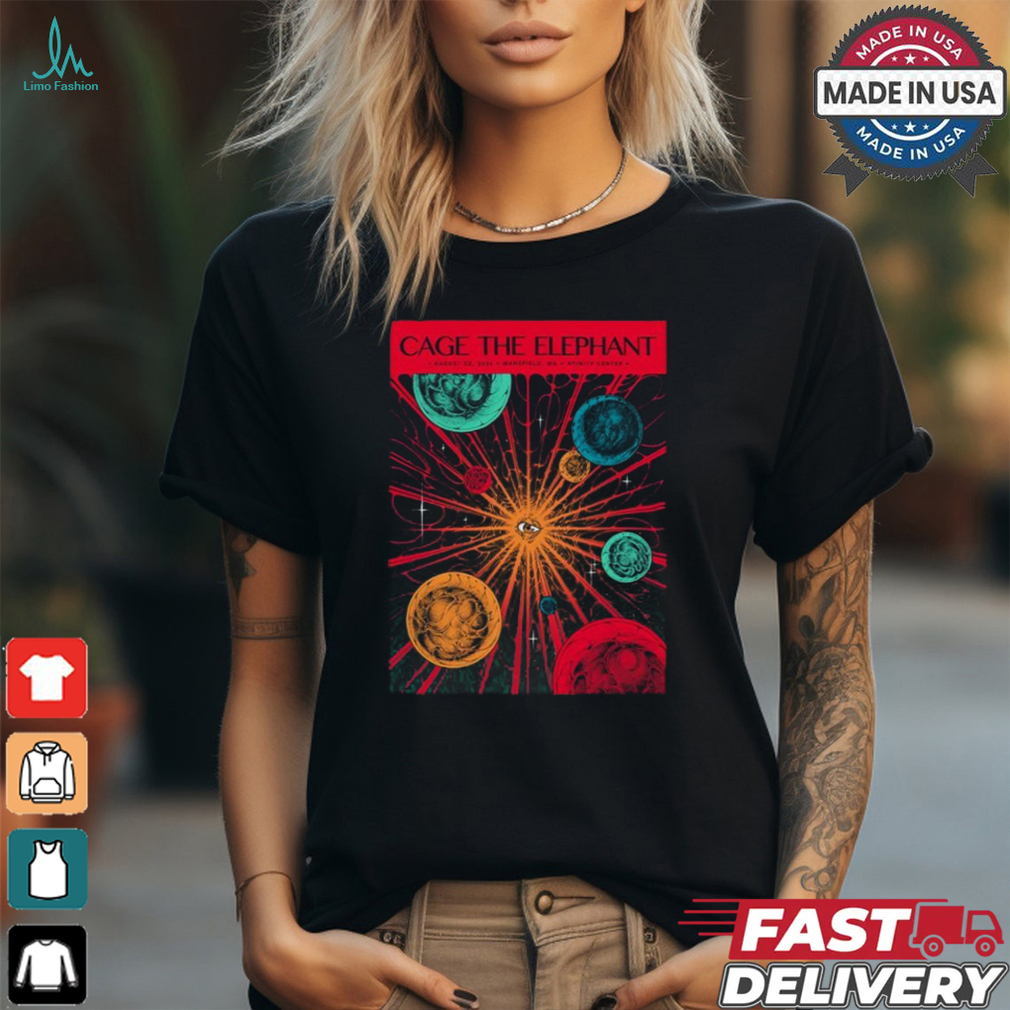 Official Cage The Elephant August 22 2024 Xfinity Center in Mansfield MA Poster Shirt Official Cage The Elephant August 22 2024 Xfinity Center in Mansfield MA Poster Shirt