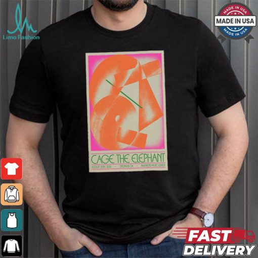 Official Cage The Elephant Riverbend Music Center In Cincinnati OH August 30 2024 Poster shirt