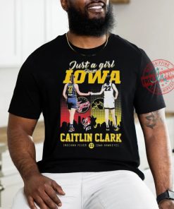 Official Caitlin Clark Indian Fever Iowa Hawkeyes Just A Girl From Iowa Signatures shirt