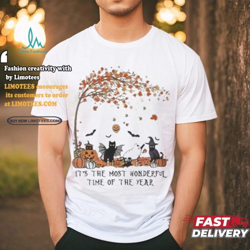 Official Cats Autumn Its The Most Wonderful Time Of The Year Shirt
