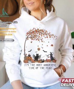 Official Cats Autumn Its The Most Wonderful Time Of The Year Shirt