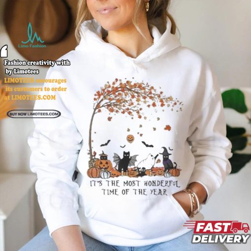 Official Cats Autumn Its The Most Wonderful Time Of The Year Shirt