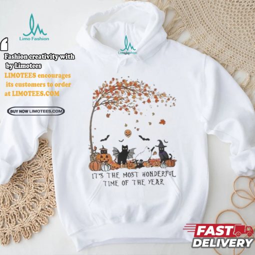 Official Cats Autumn Its The Most Wonderful Time Of The Year Shirt