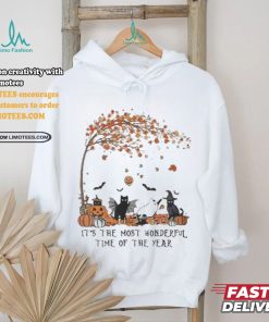Official Cats Autumn Its The Most Wonderful Time Of The Year Shirt