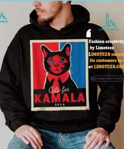 Official Cats For Kamala Harris Feline Lover Supporter Shirt