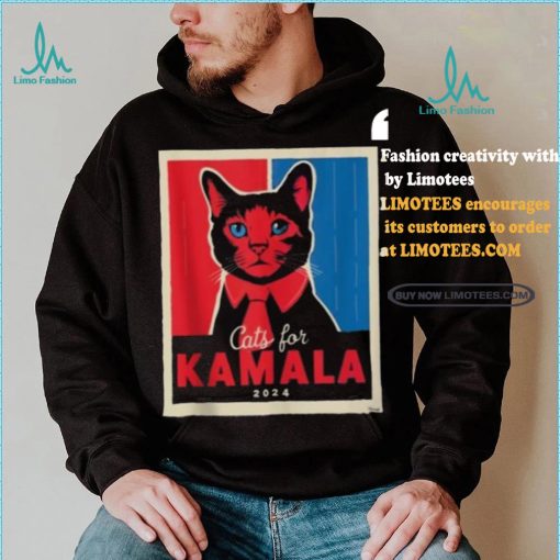 Official Cats For Kamala Harris Feline Lover Supporter Shirt