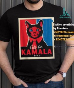 Official Cats For Kamala Harris Feline Lover Supporter Shirt