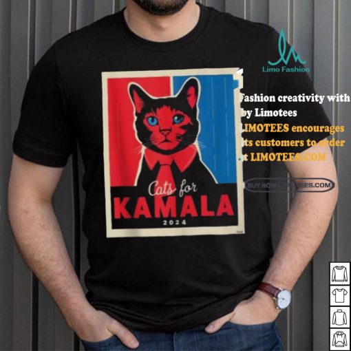 Official Cats For Kamala Harris Feline Lover Supporter Shirt