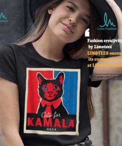 Official Cats For Kamala Harris Feline Lover Supporter Shirt