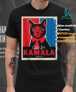 Official Cats For Kamala Harris Feline Lover Supporter Shirt