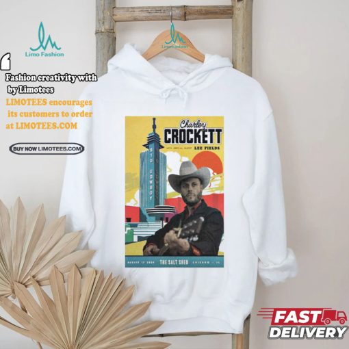 Official Charley Crockett Aug 17 2024 The Salt Shed In Chicago IL Poster shirt