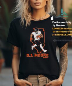 Official Chicago Bears DJ Moore State Star Shirt