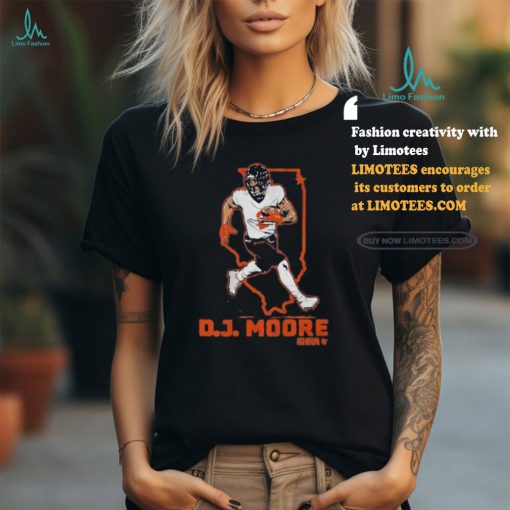 Official Chicago Bears DJ Moore State Star Shirt