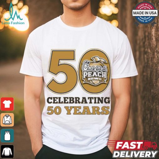 Official Chick Fil A PEach Bowl Celebrating 50 years shirt