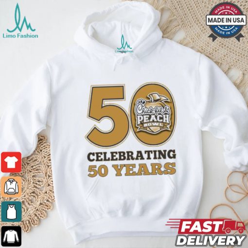 Official Chick Fil A PEach Bowl Celebrating 50 years shirt