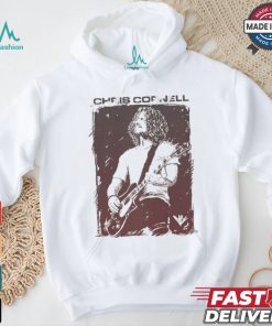 Official Chris Cornell Sketched Guitar shirt