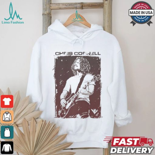 Official Chris Cornell Sketched Guitar shirt