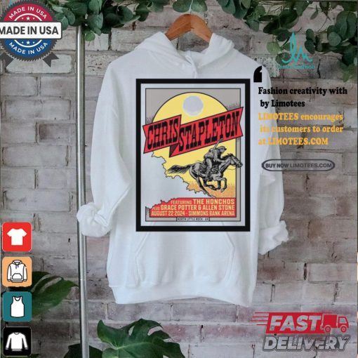 Official Chris stapleton simmons bank arena in north little rock ar aug 22 2024 poster shirt